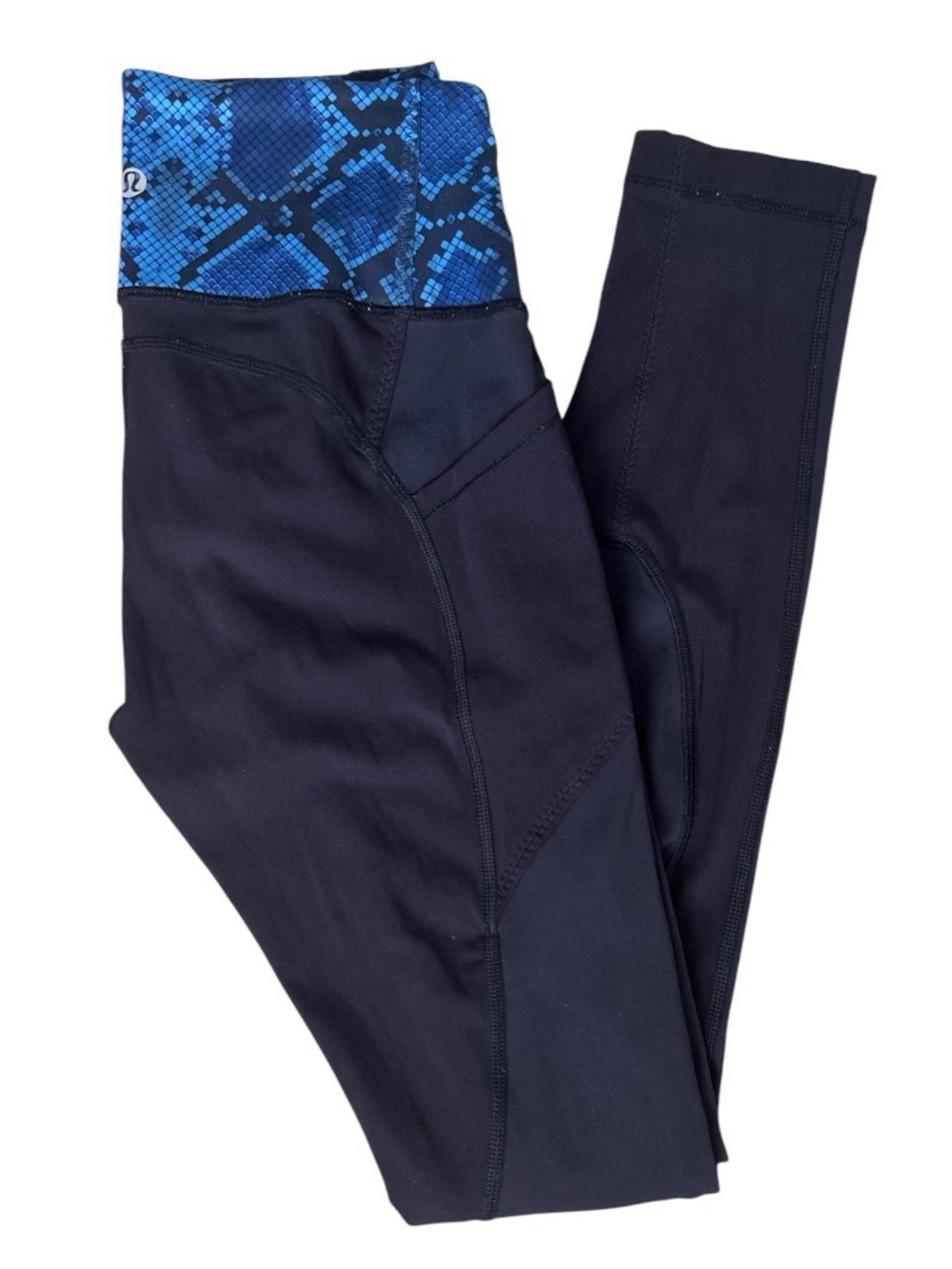 Lululemon All The Right Places Pant Size 4 navy snake Luxtreme